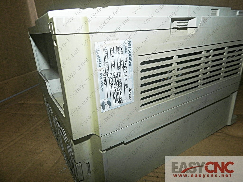 ONE Used inverter FR-E520-5.5K Tested In Good Condition - 4