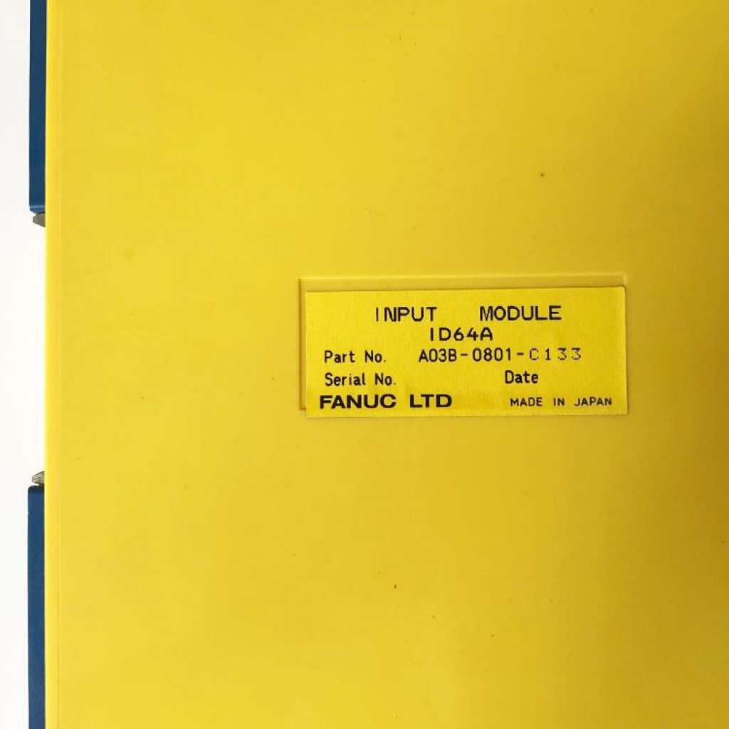 Fanuc Input Module EASYCNC ONLINE SHOPPING A03B-0801-C133 ID64A Fanuc Input Module Used