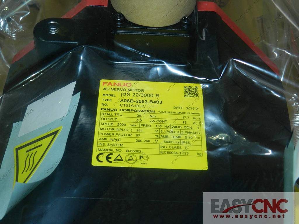 A06B-2082-B403 Fanuc ac servo motor BiS22/3000-B new and