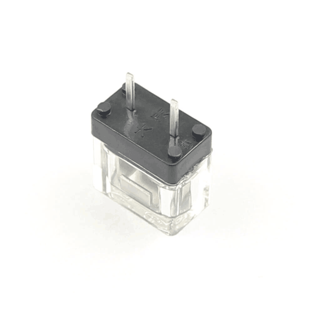 uxcell 20Pcs DIP Mounted Miniature Square Slow Blow Micro Fuse T2A 2A 250V Red