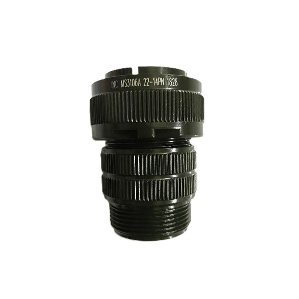 Connecteur Aviation MS3106A-22-14 S/P - Fiche Droite 19 Cœurs, Neuf Industriel