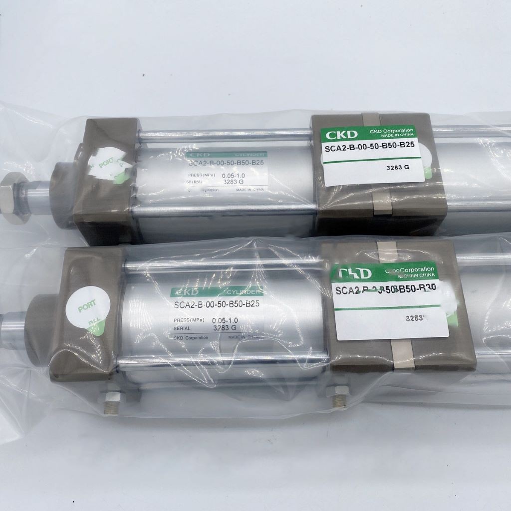 Pneumatischer Standardzylinder SCA2-00-50B – Kolben-Ø Wählbar 32–125mm, Arbeitsdruck 0,05–1,0MPa, Luftpuffer, Hartverchromt