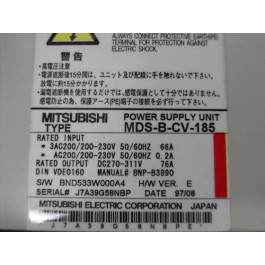 Easycnc Online Shopping Mds B Cv 185 Mitsubishi Power Supply Used