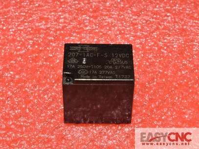 207-1AC-F-S 12VDC Songchuan relay new