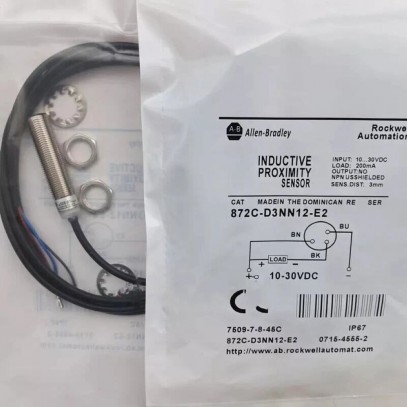 872C-D3NN12-E2 Allen-Bradley Inductive Proximity Sensor NEW