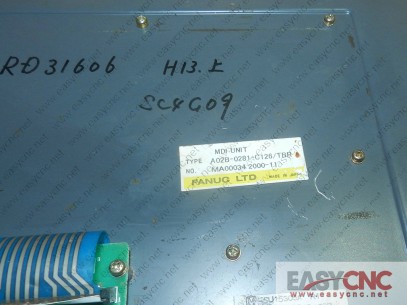 A02B-0281-C126#TBR Fanuc mdi unit used