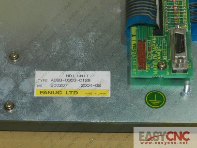 A02B-0303-C128 Fanuc mdi unit used