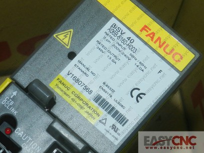 A06B-6160-H003 Fanuc servo amplifer module bisv 20 used