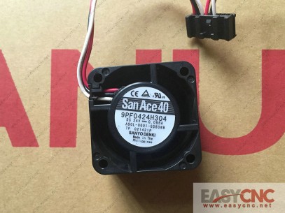 A90L-0001-0580#B 9PF0424H304 Sanyo fan 24vdc 0.095A 40*40*28mm with double connector new and original