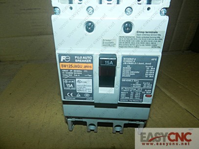BW125JAGU-3P015 FUJI Circuit Breaker USED