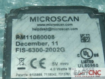 FIS-6300-2002G MICROSCAN sensor used