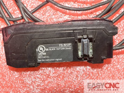 FS-N12P KEYENCE Series Optical Fiber Amplifier USED