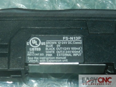 FS-N13P KEYENCE fibre amplifier new