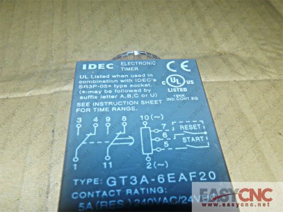 GT3A-6EAF20 IDEC ELECTRONIC TIMER USED