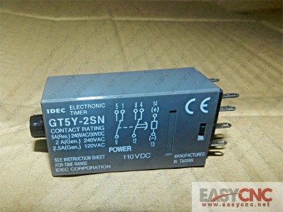 GT5Y-2SN IDEC ELECTRONIC TIMER 110VDC USED