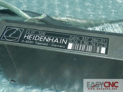 LIF12R 337286-01 HEIDENHAIN grating ruler reading head used