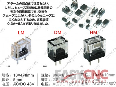 A60L-0001-0175/HM03 Fanuc fuse daito HM03 0.3A new and original