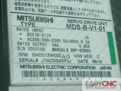 MDS-B-V1-01 MITSUBISHI servo drive unit used