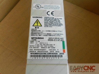 MDS-C1-V1-01 Mitsubishi servo drive unit new and original