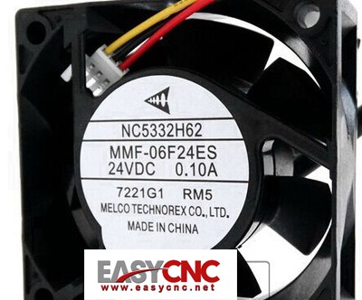 NC5332H62 MMF-06F24ES-RM5 Mitsubishi fan 24vdc 0.10A 60*60*25mm new and original