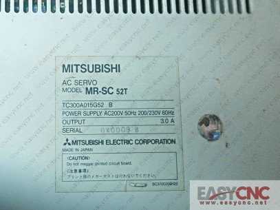 MR-SC52T MITSUBISHI AC SERVO USED