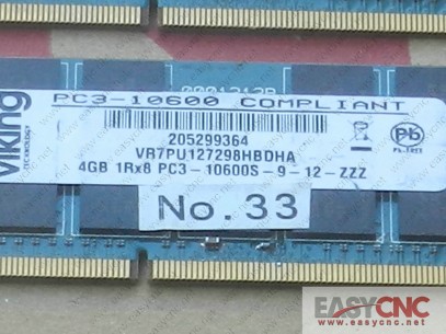 PC3-10600S-9-12-ZZZ VIKING memory card used