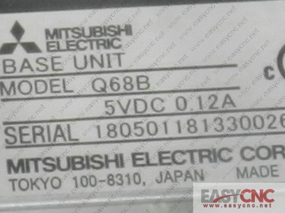 Q68B Mitsubishi base unit new