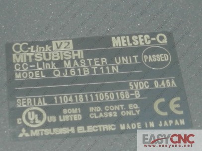 QJ61BT11N MITSUBISHI cc-link master unit used