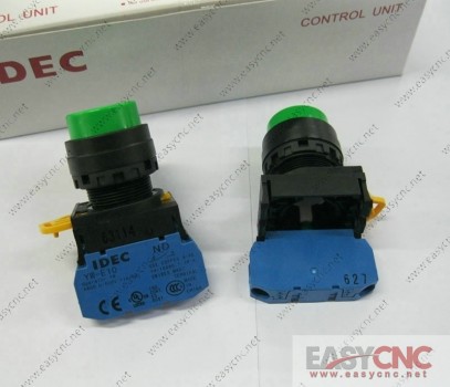 YW1B-M2E10G YW-E10 IDEC control unit switch green new and original