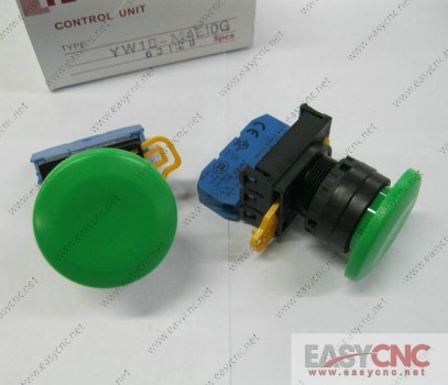 YW1B-M4E10G YW-E10 IDEC control unit switch green new and original