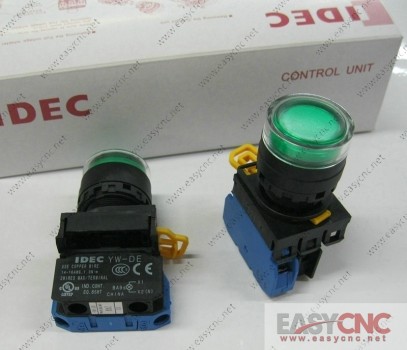 YW1L-MF2E10Q0G YW-DE IDEC control unit switch green new and original