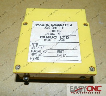 A02B-0091-C111 FANUC MACRO CASSETTE A
