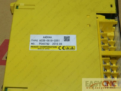 A03B-0819-C051 AAD04A Fanuc I/O module used