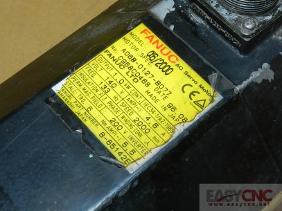 A06B-0127-B077 Fanuc ac servo motor a6/3000 used