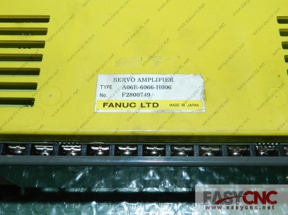 FedEx DHL  Used  servo drive a06b-6066-h006 Tested in Good condition 