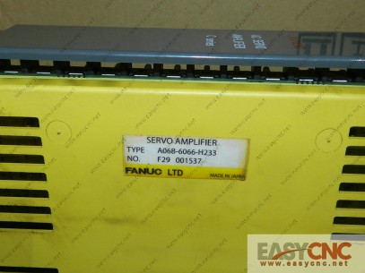 A06B-6066-H233 Fanuc servo amplifier used