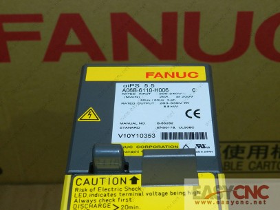 A06B-6110-H006 FANUC POWER SUPPLY aiPS 5.5 new and original