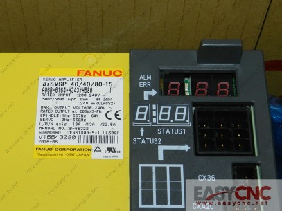 A06B-6164-H343#H580 Fanuc BiSVSP 40/40/80-15