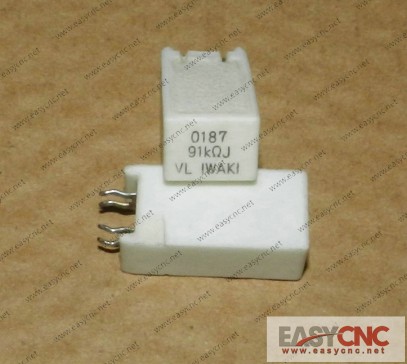 A40L-0001-0187#91KohmJ Fanuc resistor 0187 91KohmJ used