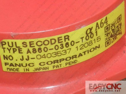 A860-0360-T001 FANUC Ecoder used
