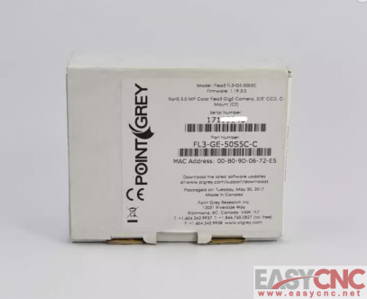 Point Grey FL3-GE-50S5C-C Color CCD Industrial Camera 5 million pixels NEW