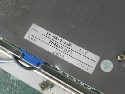 FR-SE-2-11K-A-C Mitsubishi freqrol ac spindle controller model used