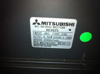 MITSUBISHI HC452S-A42 SERVO MOTOR