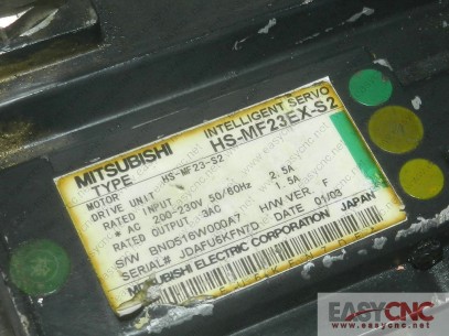 HS-MF23EX-S2 HS-MF23-S2 Mitsubishi ac servo motor used