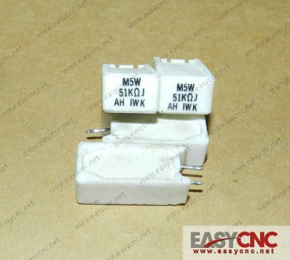 A40L-0001-M5W#R51KΩJ Fanuc resistor M5W 51KΩJ used