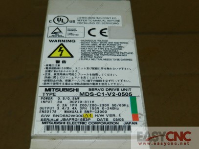 MDS-C1-V2-0505 Mitsubishi servo drive unit used