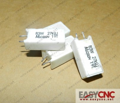 A40L-0001-R3W#27KohmJ Fanuc resistor 27KohmJ R3W used