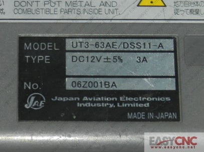 UT3-63AE/DSS11-A JAE touchscreen panel used