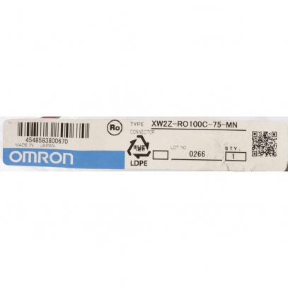 XW2Z-RO100C-75-MN Omron Connector Cable NEW