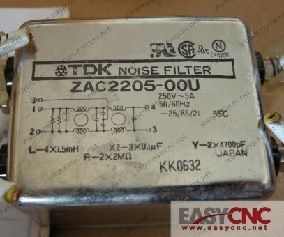 ZAC2205-00U TDK NOISE FILTER